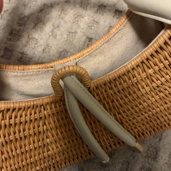 CULT GAIA Rhea Knotted Rattan Shoulder Bag - Picture 10 of 16